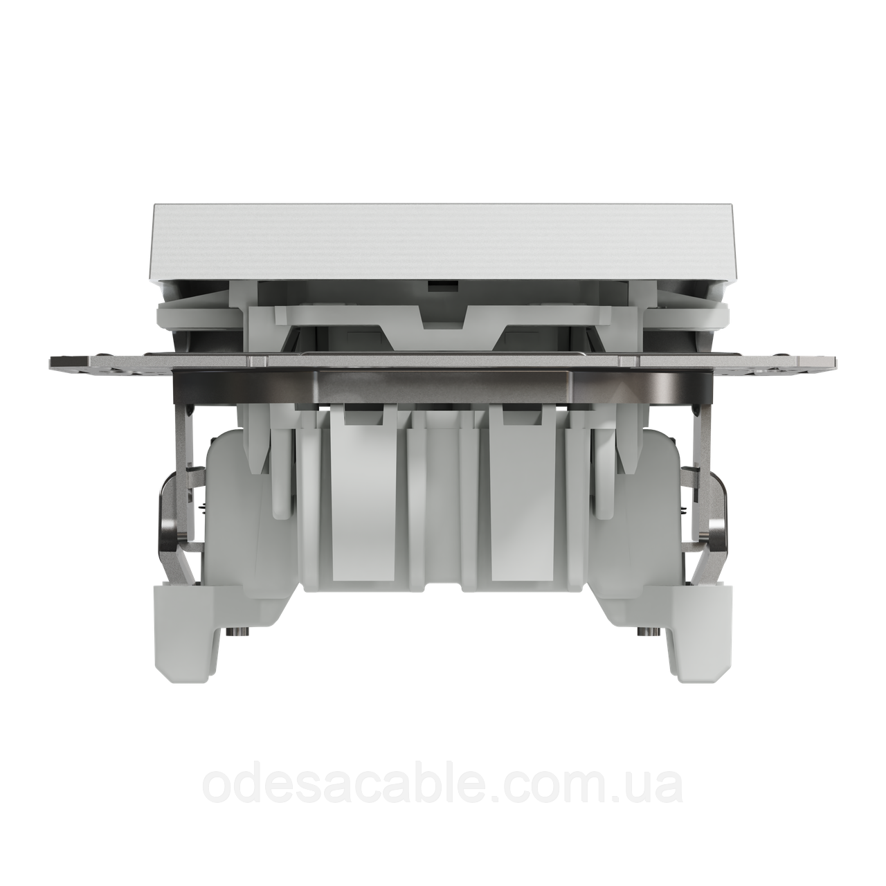 ПЕРЕМИКАЧ ОДНОКЛАВІШНИЙ САМОЗАЖИМНИЙ ASFORA АЛЮМІНІЙ