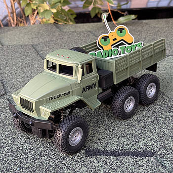 Вантажівка на радіоуправлінні "COMBAT 6х4" | Машинки на пульті управління вантажівки | Вантажна машина на радіокеруванні