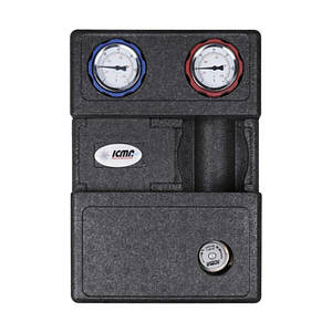 Насосна група Icma 1" 1/2x3/4" під'єднання праворуч, з термостатичним змішувачем, без насоса NoR004