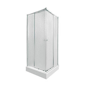 Набір Qtap душова кабіна Presto CRM1088SP5 Pear 1970x800x800 мм + піддон Tern 308812C 80x80x12 см із сифоном