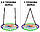 Гойдалка-гніздо кругла дитяча 100 см Spoko SP-5C садова підвісна для вулиці різнокольорова (mrk), фото 7
