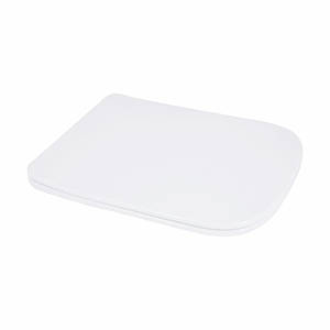 Qtap Сидіння для унітаза підлогового (Stenava) 435×345×30 мм, White, з мікроліфтом, Slim Duroplast, Quick Release QT99SC8303W