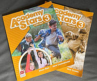 Комплект англтйский язык Academy Stars 3 Ukraine: Pupil's Book + Workbook Академи Старс 3