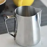 Молочник (пітчер) 1000 мл Kamille із нержавіючої сталі, фото 2