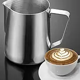 Молочник (пітчер) 1000 мл Kamille із нержавіючої сталі, фото 3