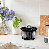 Набір ємностей для спецій Kamille 8 шт на круглій підставці, фото 4