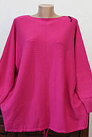 Кофточка жіноча шнуровка батальна