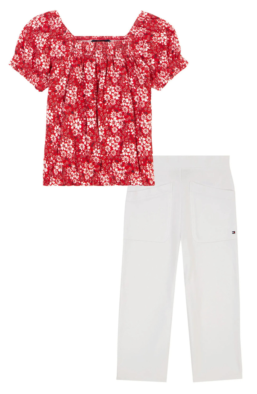 Дитячий комплект Tommy Hilfiger футболка та штани 1159842283 (Різні кольори 6X), фото 1