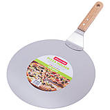 Підставка для піци Kamille 30,5*49 см із нержавіючої сталі, фото 2