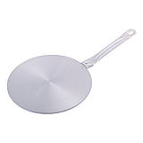 Адаптер-перехідник для індукційної плити 19,5 см Kamille із нержавіючої сталі, фото 2