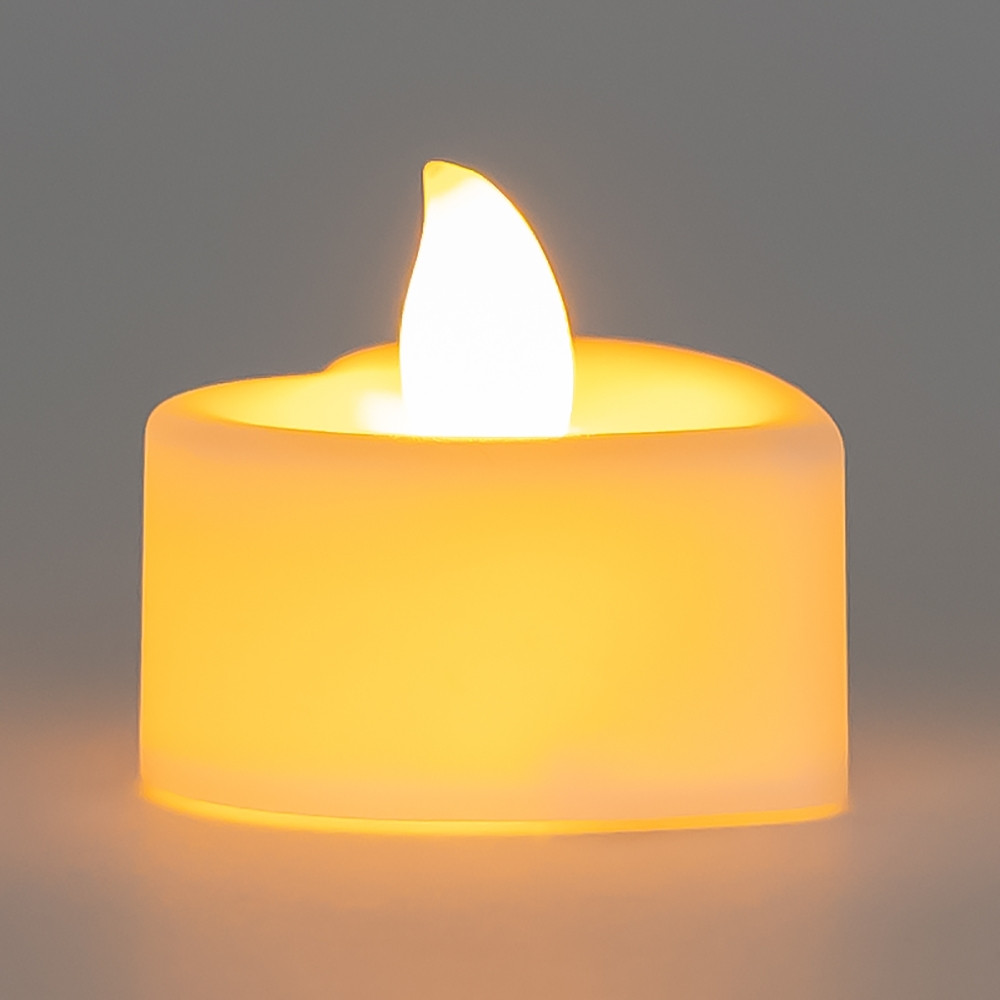 Набір із 24 шт світлодіодних свічок (LED) 4 см Серце 19262-008