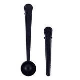 Ложка мірна для кави з затиском + затискач Kamille (2 предмети) чорний, фото 3