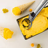 Ложка для морозива Kamille (18,5х5 см) із нержавіючої сталі з виштовхувачем, фото 3