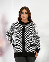 Кофта жіноча на замку ангора р 54р мікс 5 шт. Ромб