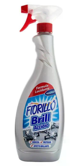 Засіб для чищення металу та нержавіючої сталі Fiorillo Brill Steel 750 мл 8017412003422