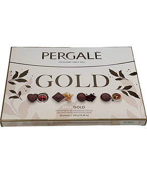 Цукерки PERGALE GOLD шоколадне асорті 348г, фото 2