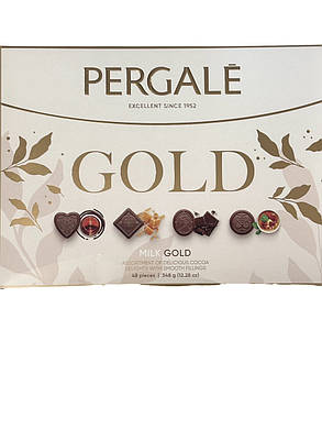 Цукерки PERGALE GOLD шоколадне асорті 348г, фото 3