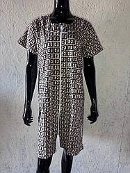 Жіночий халат з рукавом (50-60)