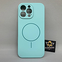 Чохол Iphone 16 Pro Max MagSafe Софт Тач м'який Протиударний Бірюзовий
