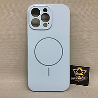 Чохол Iphone 16 Pro Max MagSafe Софт Тач м'який Протиударний Голубий