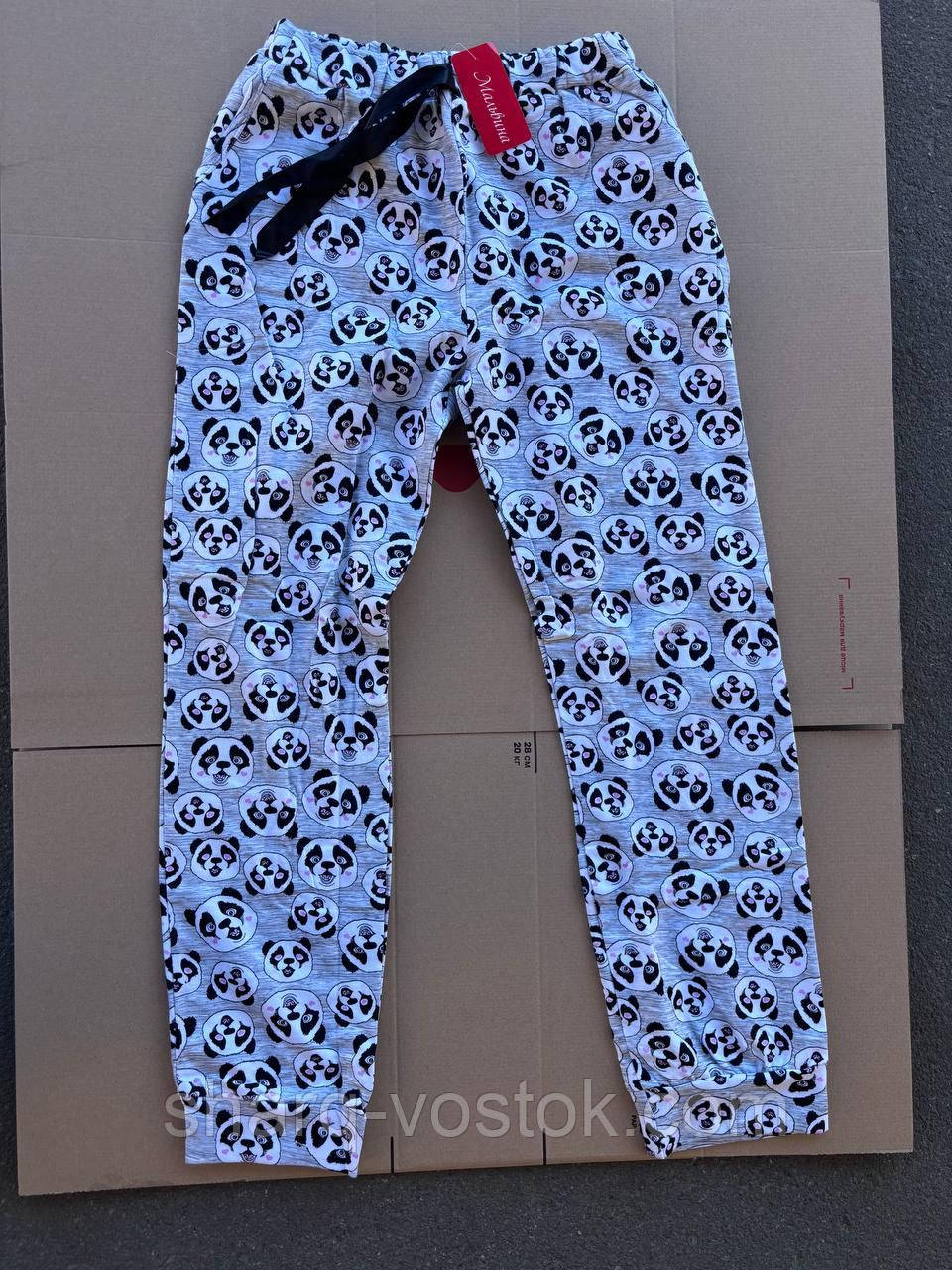 Жіночі штани начіс із кишенями (норма), фото 1