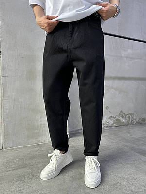 Джинси чоловічі Willmen Турція стретч вільного крою розміри 44-54,28  Чорний