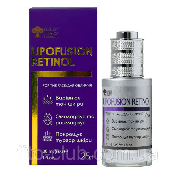 Green Pharm Cosmetic Сироватка з ретинолом в ліпосомах LipoFusion Retinoм 30 мл