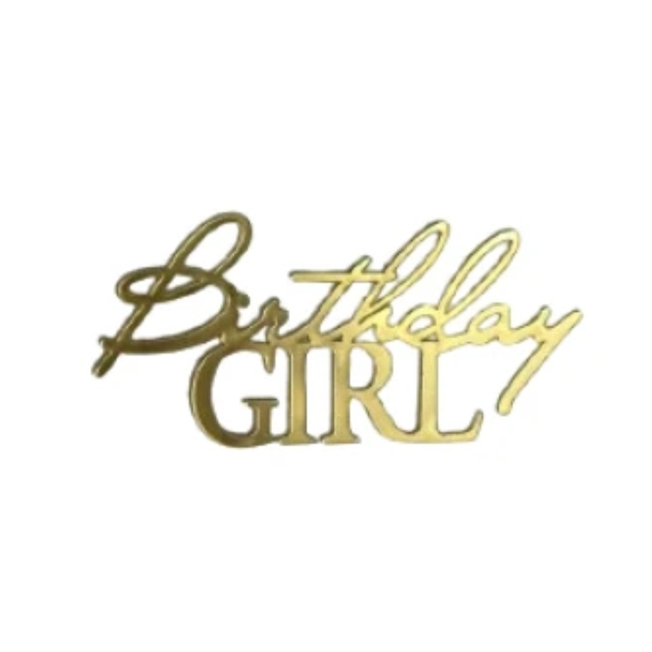 Дзеркальний топер Birthday GIRL, фото 1