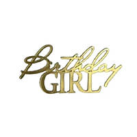 Дзеркальний топер Birthday GIRL