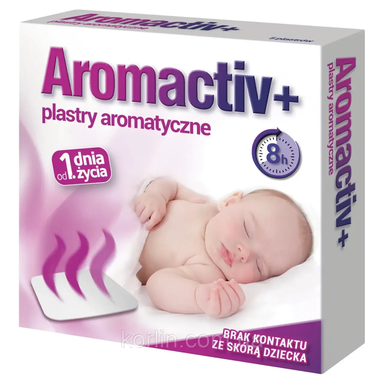 Aromactiv+ Аромактив+, ароматичні пластирі з першого дня життя, 5 шт., фото 1