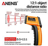 Пірометр Aneng TH201 (GM 320) (-50.+400 °C), фото 7