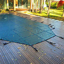 Всесезонне (батутне) накриття для басейну (синє), Shield (Шилд)