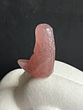 Гея богиня Землі статуетка фігурка з натурального каменю полуничний кварц., фото 7