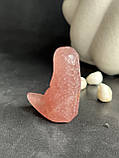 Гея богиня Землі статуетка фігурка з натурального каменю полуничний кварц., фото 4