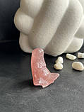 Гея богиня Землі статуетка фігурка з натурального каменю полуничний кварц., фото 3