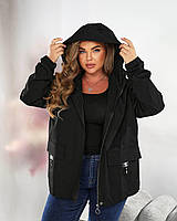 Жіноча вітровка великого розміру, фото 2