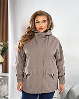 Жіноча вітровка великого розміру, фото 3