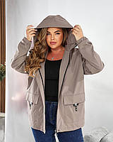 Жіноча вітровка великого розміру, фото 5