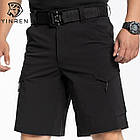 Літні шорти Cargo стрейч YINREN 4.0, Black (чорний)