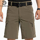 Літні шорти Cargo стрейч YINREN 4.0, Olive (олива)