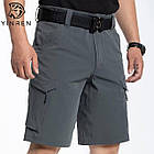 Літні шорти Cargo стрейч YINREN 4.0, Grey (сірий)