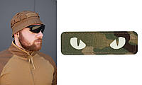 Панама літня Strike з системою Molle+ нашивка Очі кота, койот