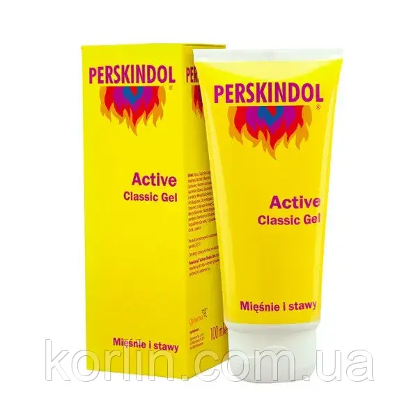Perskindol Active Classic Gel Перскіндол актив гель, для полегшення м'язового та суглобового болю, 100 мл., фото 1