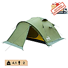 Намет 2-місний двошаровий з тамбуром Mountain 2 Tramp, TRT-022-green