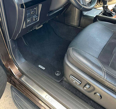 Килимки текстильні Classic чорні 5 місцевий 2013-2022 для Toyota Land Cruiser Prado 150, фото 1