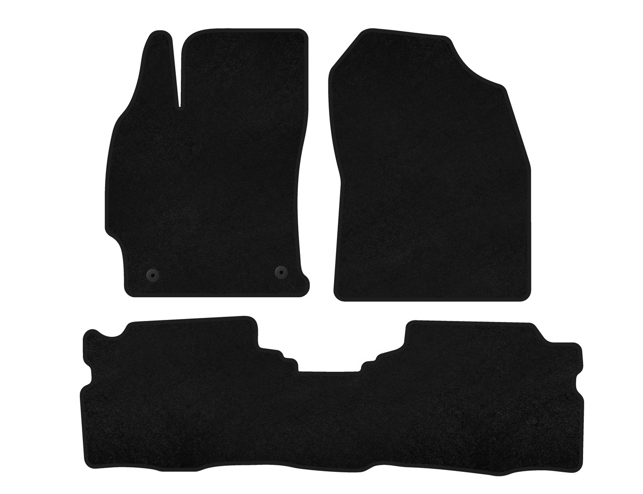 Килимки текстильні Classic  LB  Гібрид  Чорний  для Toyota Prius 2015-2022 рр