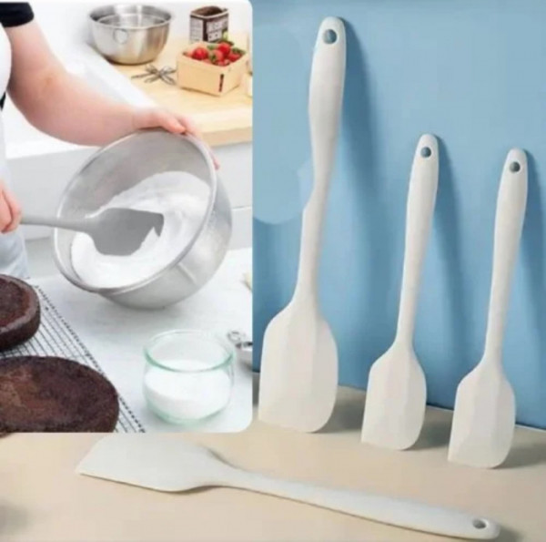 Лопатка силіконова цілісна L 28 cм Граф ( шт ) Розпродаж!