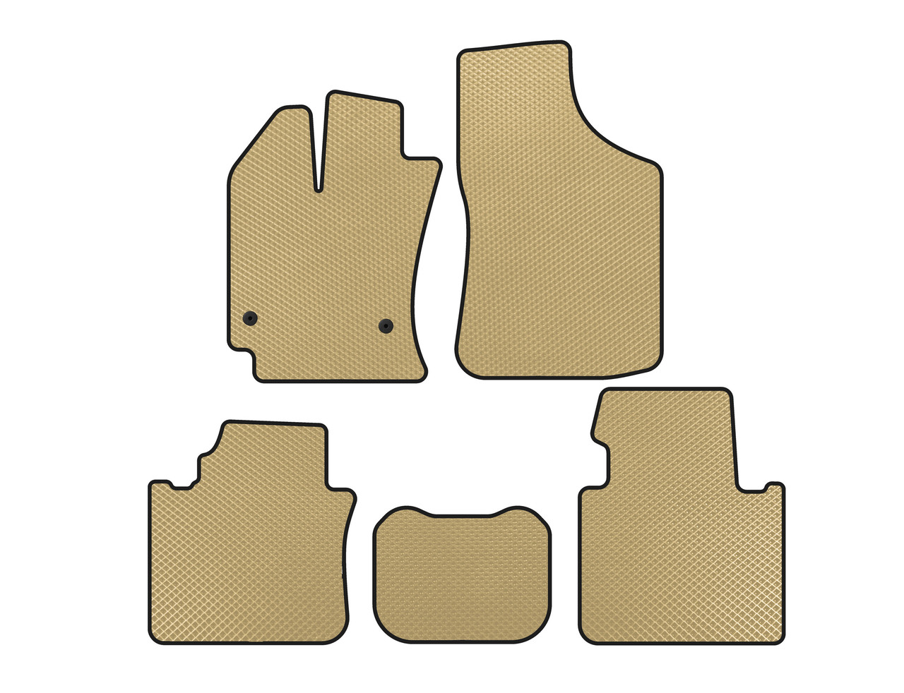 Килимки EVA  Бежевий  для Toyota Venza 2008-2017 рр
