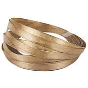 Стрічка атласна 0,7 см Кава