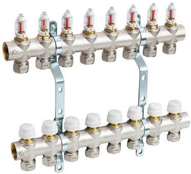 Колектор для теплої підлоги MAREK 8 контурів (MF08), фото 1